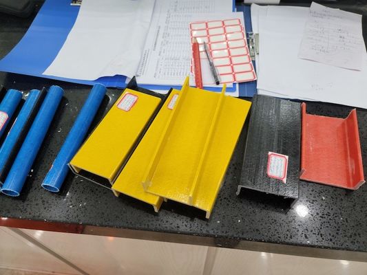 High Tensile SGS FRP Pultruded Profiles Multi Size For Construction