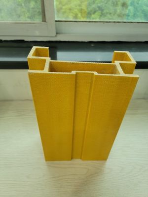 Irregular Reinforced Plastic FRP Pultruded Profiles Industry Multi Size