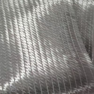پارچه چند محوری فایبرگلاس ±45 درجه 1200 گرم در متر مربع به راحتی از رزین برای صنعت قایق FRP و انرژی بادی خیس می شود